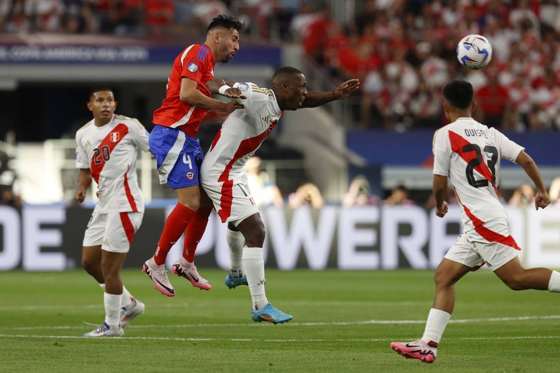 Chile y Perú empataron en un partido sin emociones en el grupo de Argentina