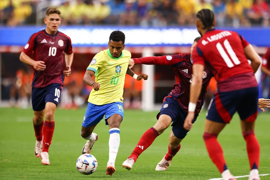 Flojo debut de Brasil en la Copa América: apenas pudo empatar 0 a 0 frente a Costa Rica.