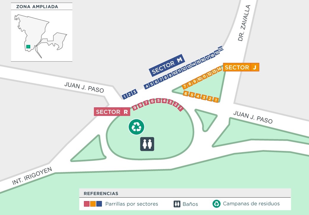 Este domingo comienza el operativo de reordenamiento de los puestos gastronómicos en el estadio de Colón