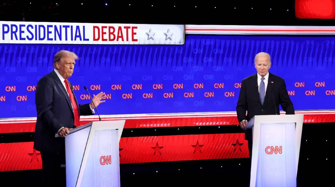 Entre chicanas y ataques personales, Trump y Biden protagonizaron el primer debate presidencial en EEUU