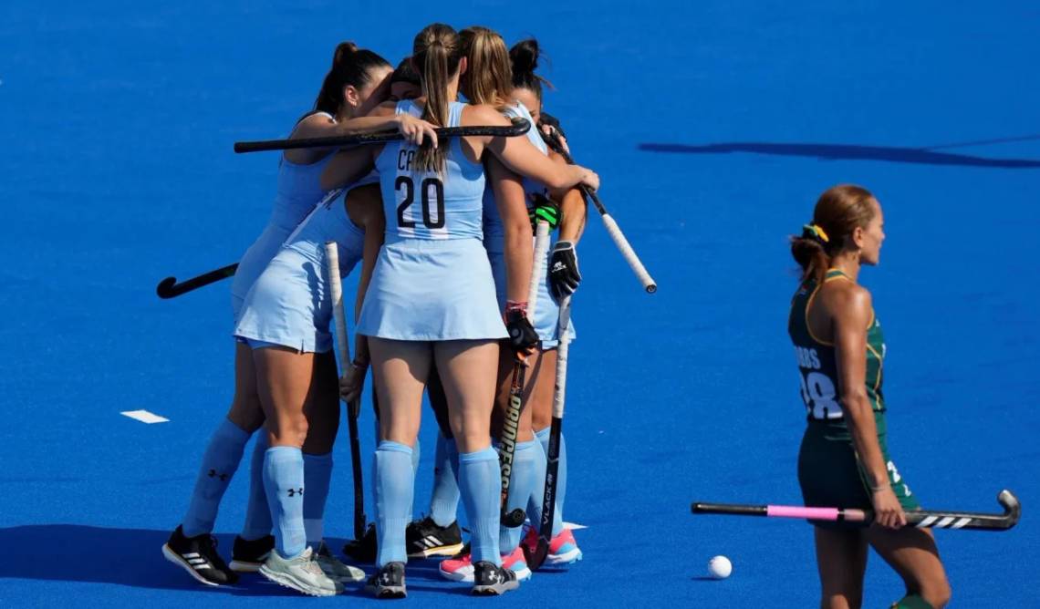 Hockey: la Selección argentina se lo dio vuelta a Sudáfrica y lidera el grupo B de los Juegos Olímpicos