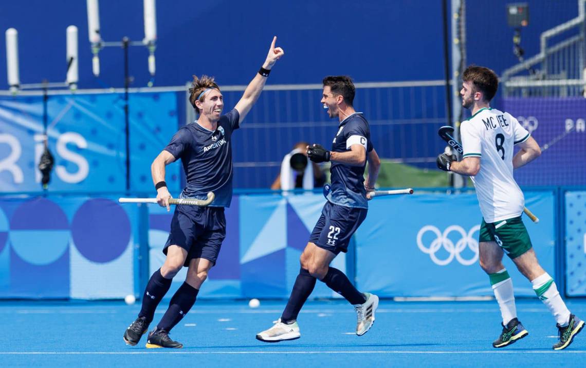 Los Leones le ganaron a Irlanda y se metieron en los cuartos de final de hockey