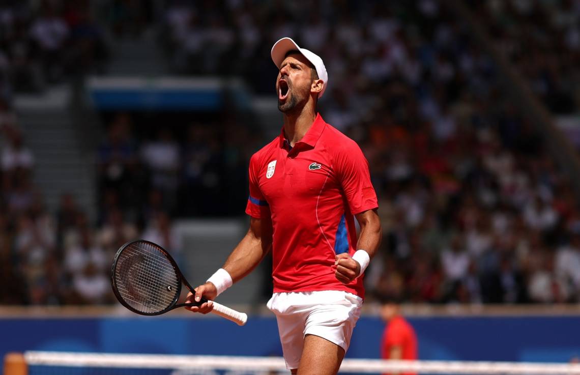 Djokovic hizo historia en París 2024: venció a Alcaraz y ganó por primera vez el oro en el tenis de los Juegos Olímpicos