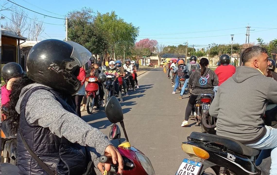 La APSV realiza clínicas de Conducción Segura para motociclistas  en distintas localidades de la provincia. (Foto: APSV)