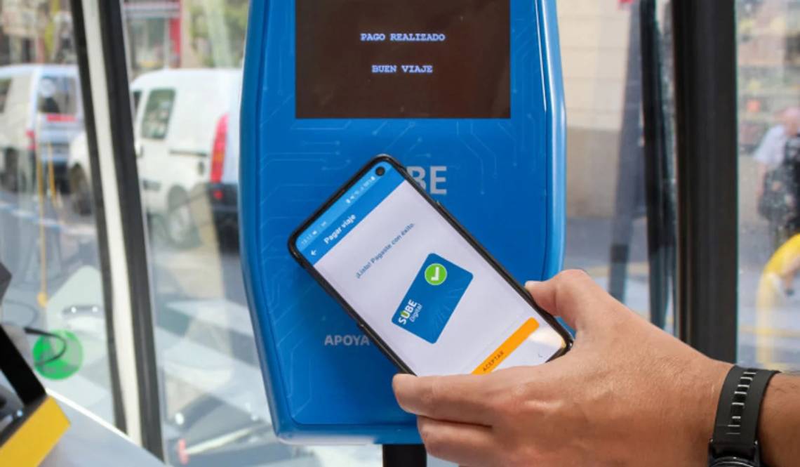 La manera de pagar con la tarjeta SUBE Digital es muy sencilla.(Foto: argentina.gob.ar)