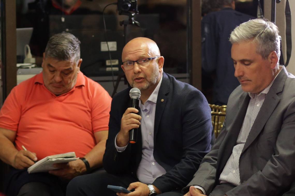 Mario Montenegro, en el Foro Santo Tomé al Futuro. (Crédito: Pablo Aguirre - STD)