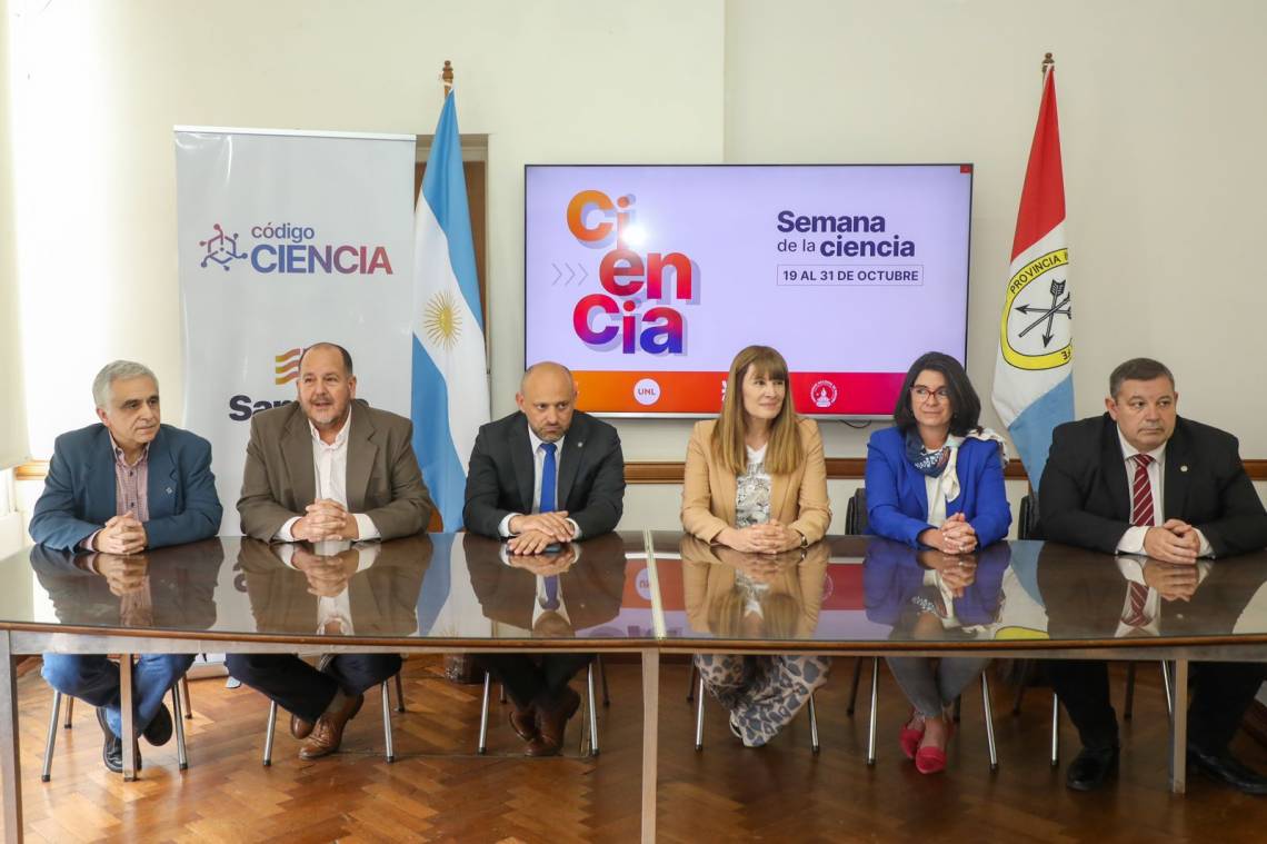 Presentaron la Semana de la Ciencia. (Foto: UNL)