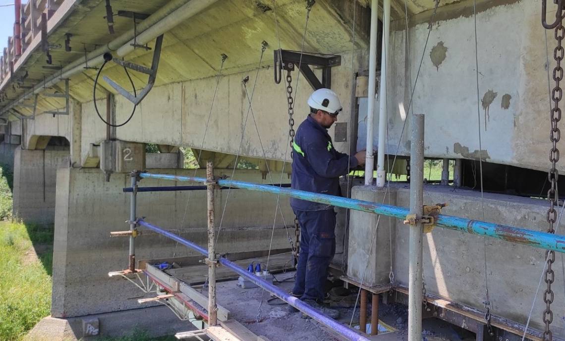 La reparación del puente llega a su etapa final. (Foto: Vialidad Nacional)