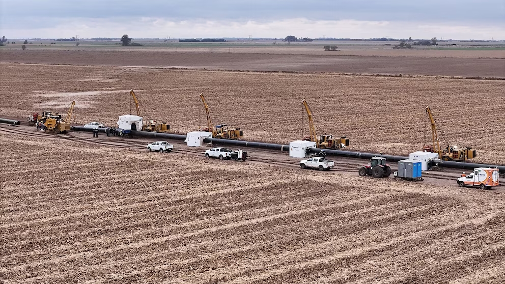 El Gobierno inauguró “la última obra pública”: permitirá transportar el gas de Vaca Muerta