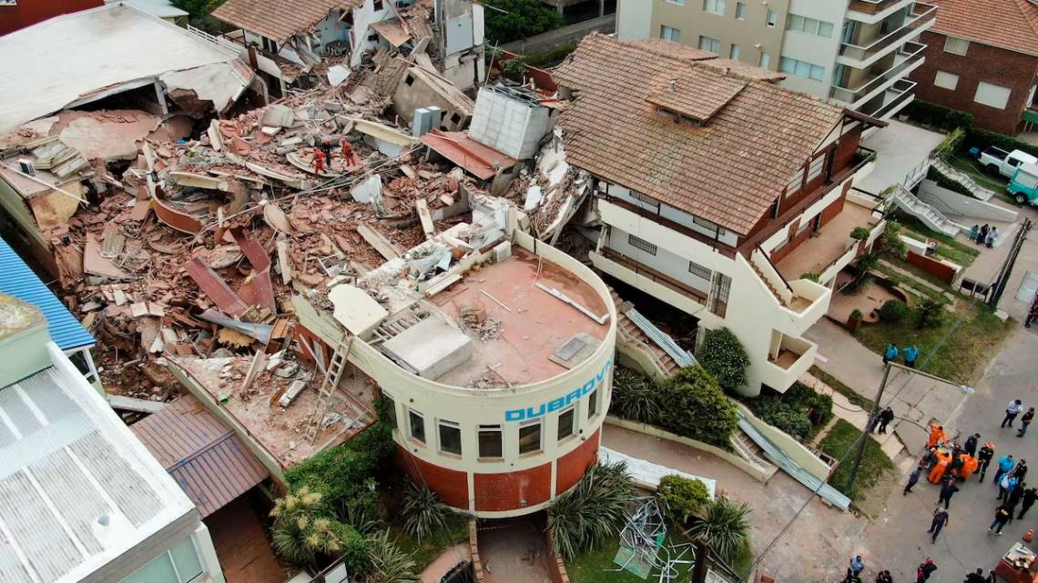 Derrumbe en Villa Gesell: liberaron a cuatro de los detenidos por el colapso del hotel Dubrovnik