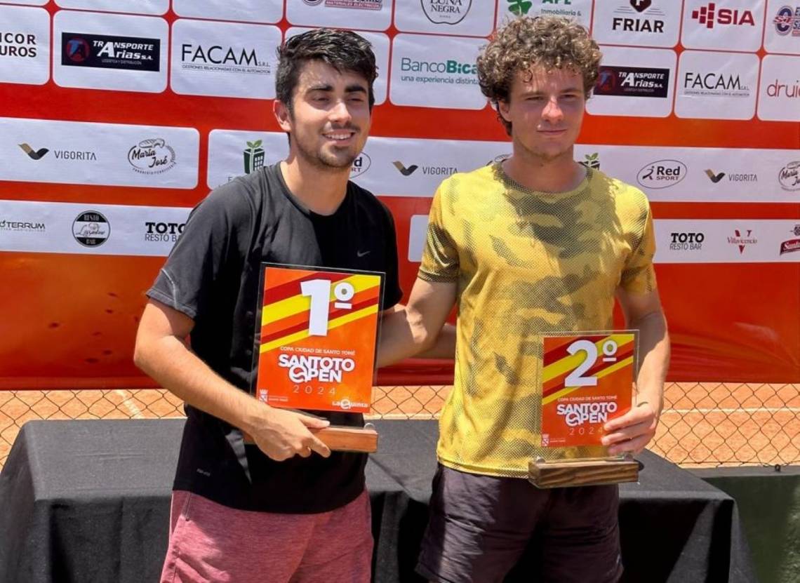 El santafesino Joel Garagarza se consagró campeón del Santoto Open de tenis