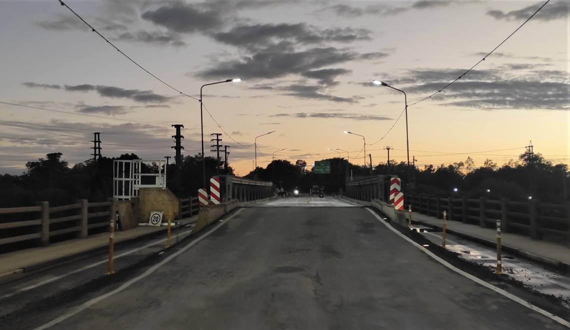 Comenzó el cierre total del puente Carretero