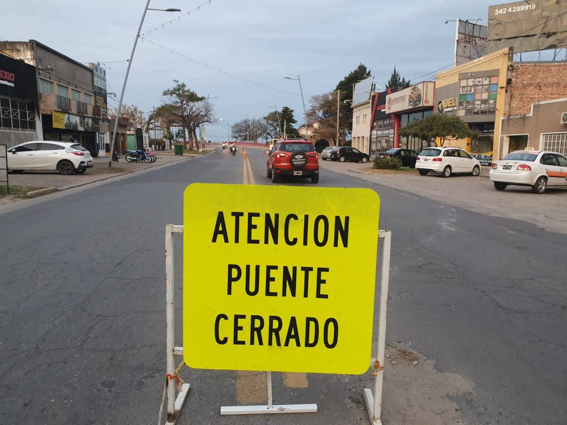 Rige desde las 6:00 el cierre total del Puente Carretero