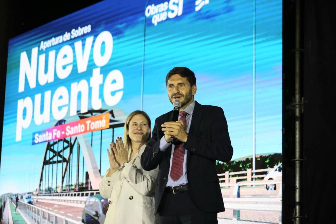 Pullaro sobre el nuevo puente: “Con eficiencia y recursos propios, podemos hacer grandes obras”