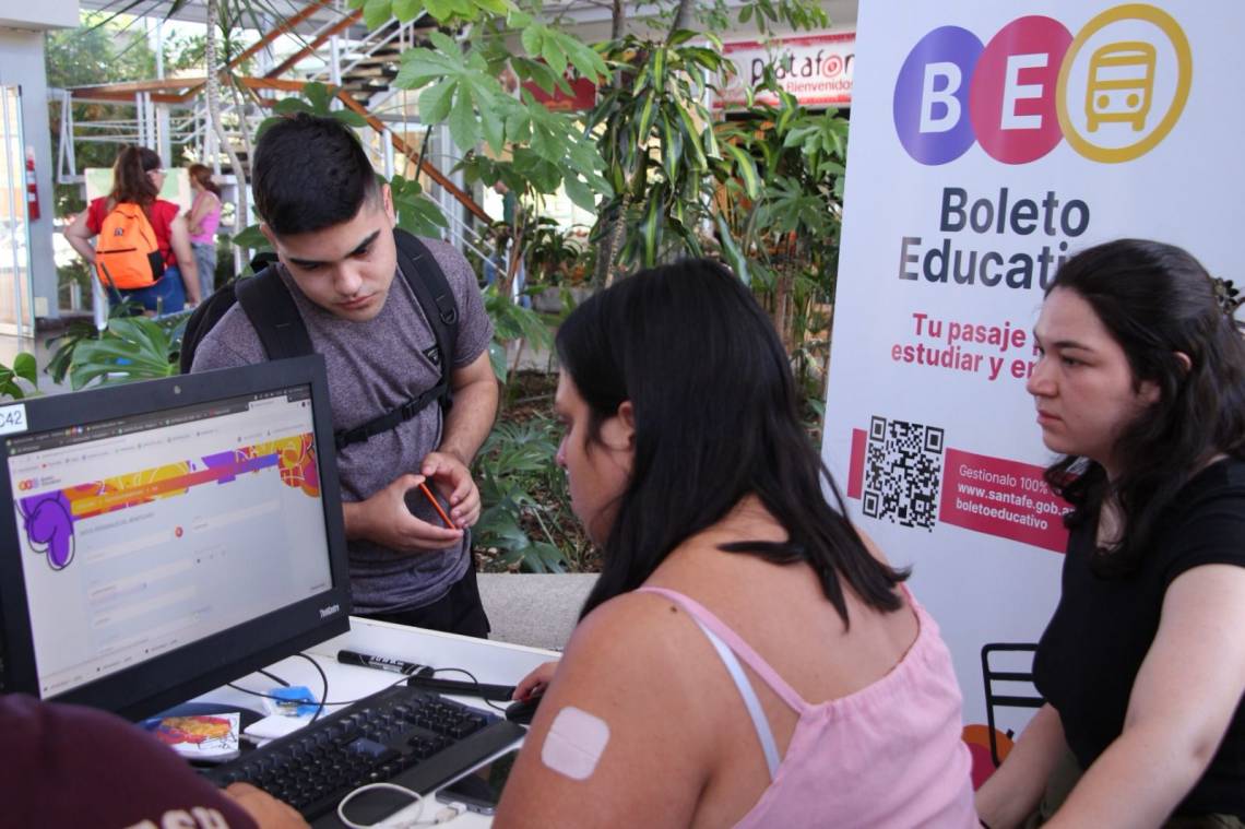 Boleto Educativo: en 2024 el programa provincial marcó un récord de inscripciones. (Foto: GSF)