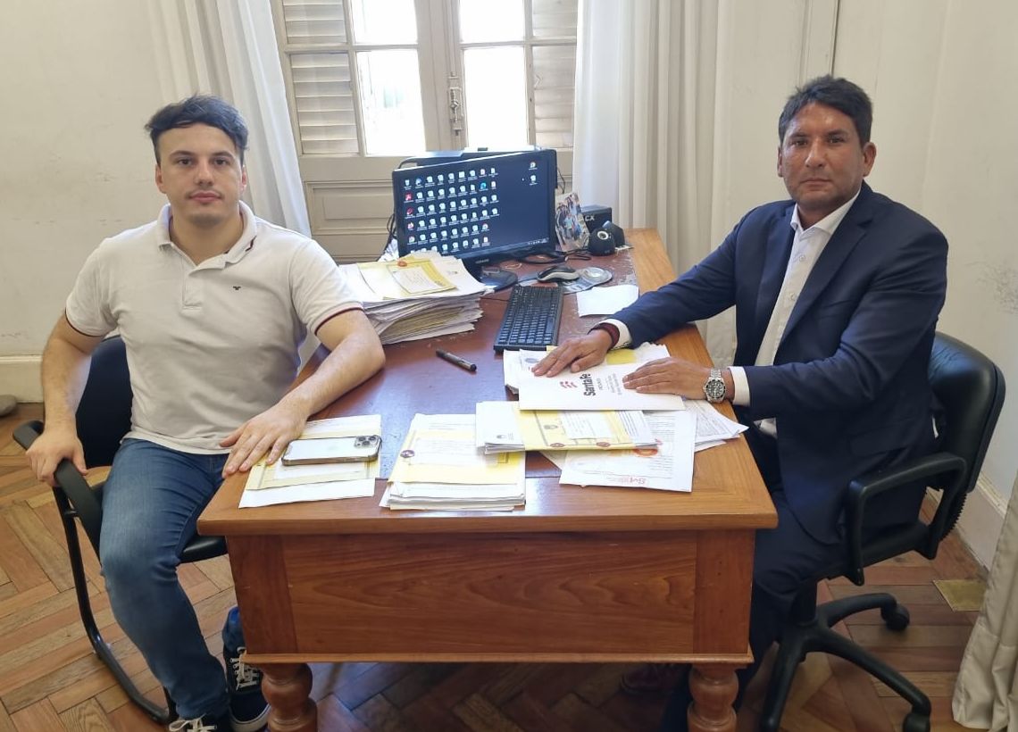 Carlos Clemente y Gabriel Vega trabajaron en estrategias para la inserción laboral de jóvenes