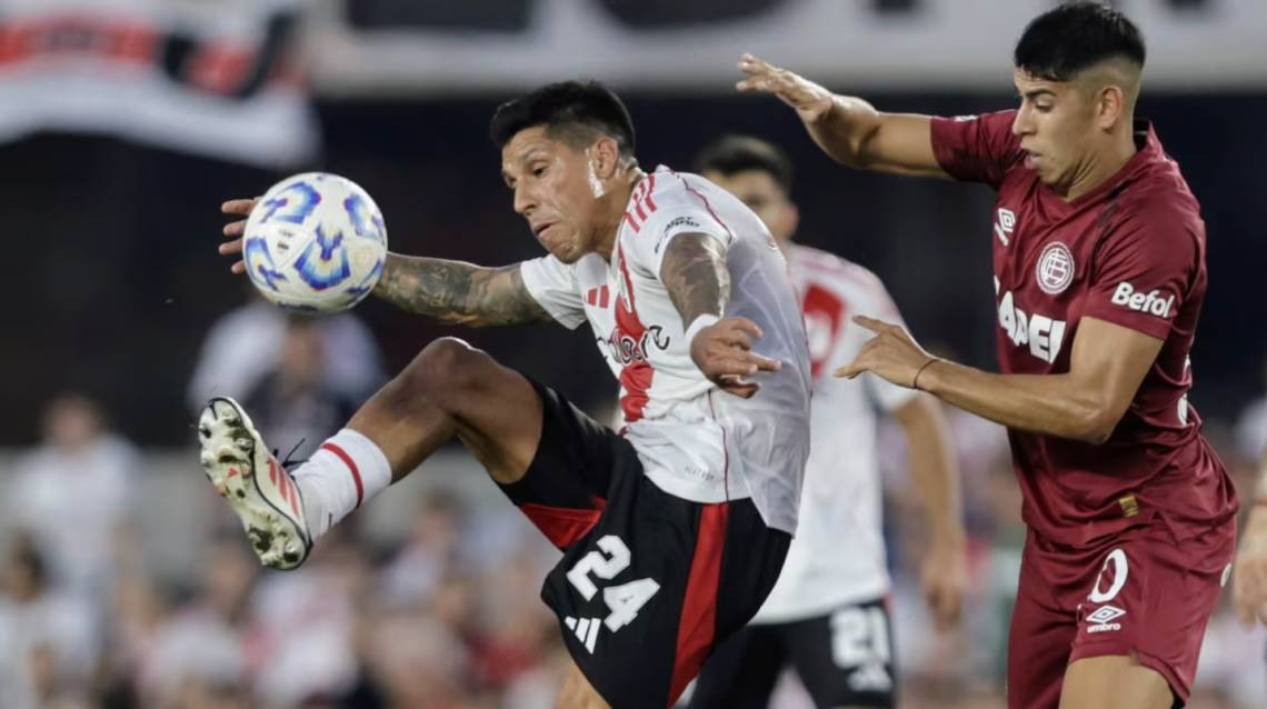 River ganaba en Lanús y se lo empataron en el final