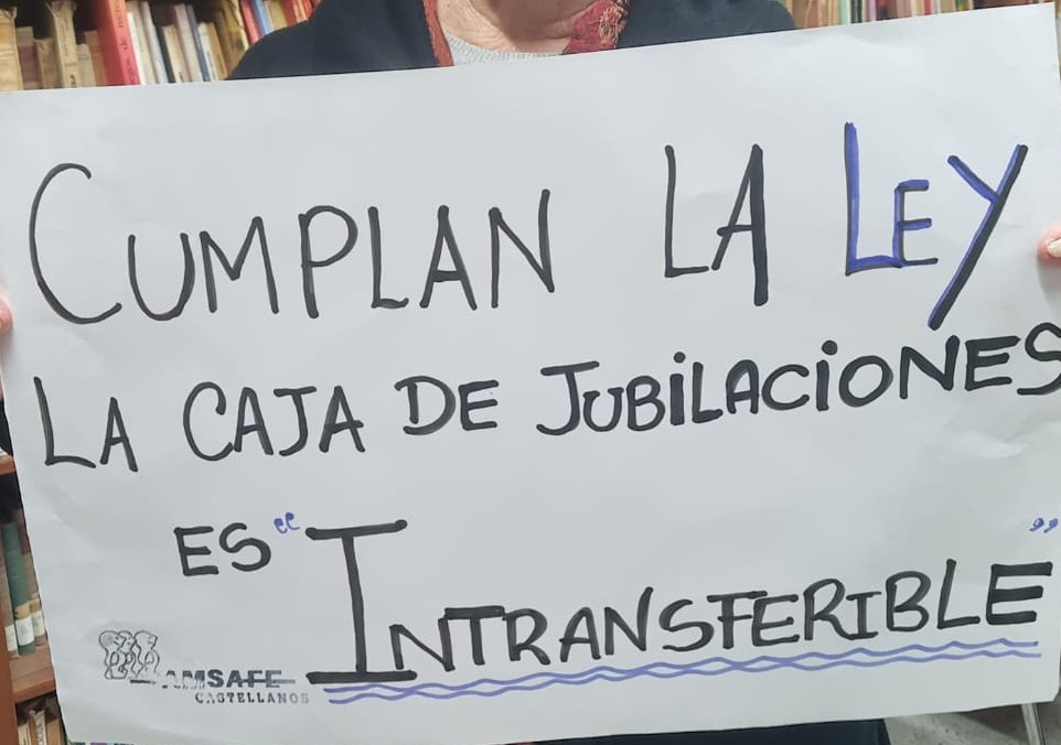 Jubilados municipales de nuestra ciudad se suman a la movilización en defensa de la Caja de Jubilaciones