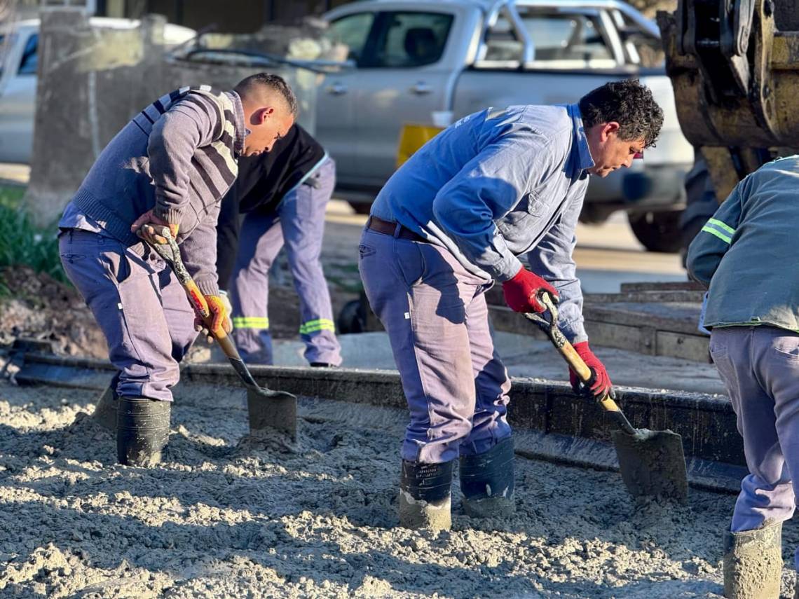 El Municipio informó sobre los avances del plan de pavimentación en jurisdicción de Vecinal Loyola