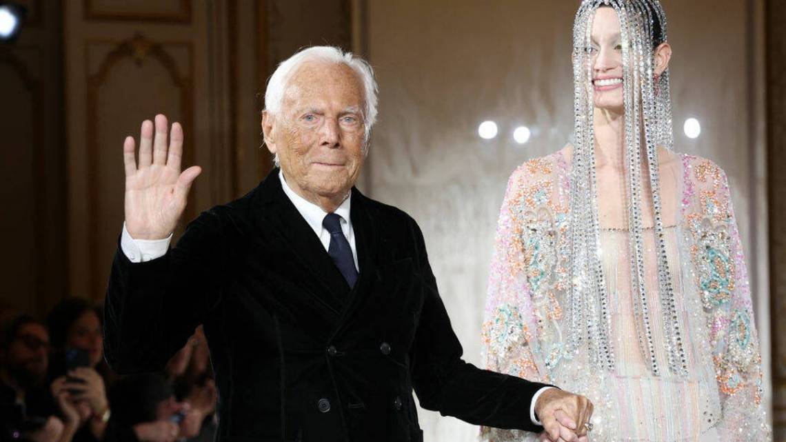A los 91 años falleció Giorgio Armani, creador de un imperio global de la moda
