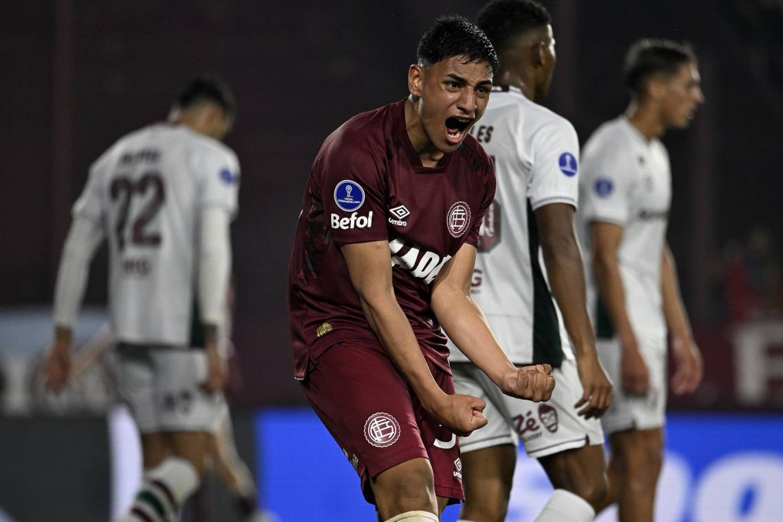 Agónico triunfo de Lanús frente a Fluminense en la Sudamericana