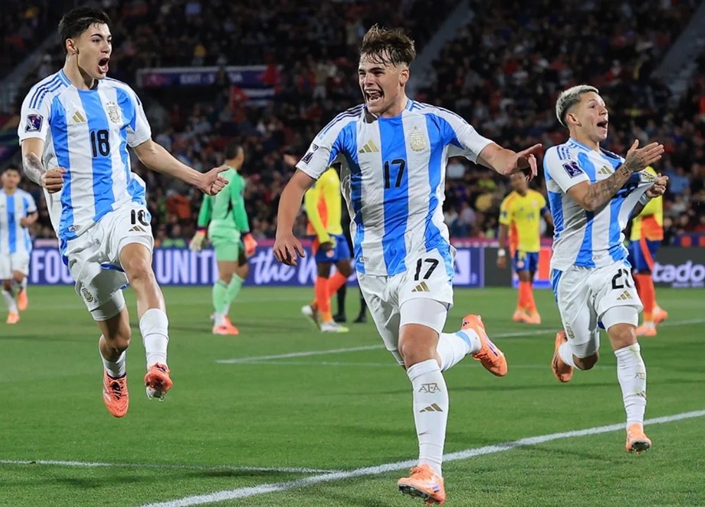 Argentina venció a Colombia y jugará la final del Mundial Sub-20