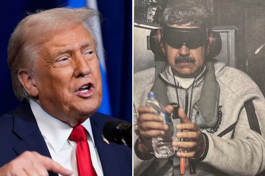 Trump mostró la primera foto de Maduro detenido y dijo que EE.UU. “va a dirigir” Venezuela