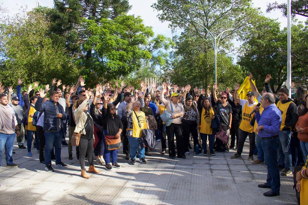 Sin acuerdo en Sauce Viejo: ASOEM anunció 72 horas de paro y una movilización