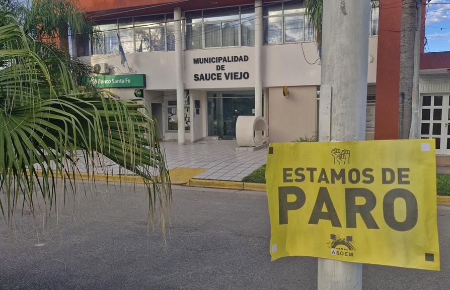 ASOEM anunció un paro de 48 horas en Sauce Viejo y profundiza el conflicto con el municipio