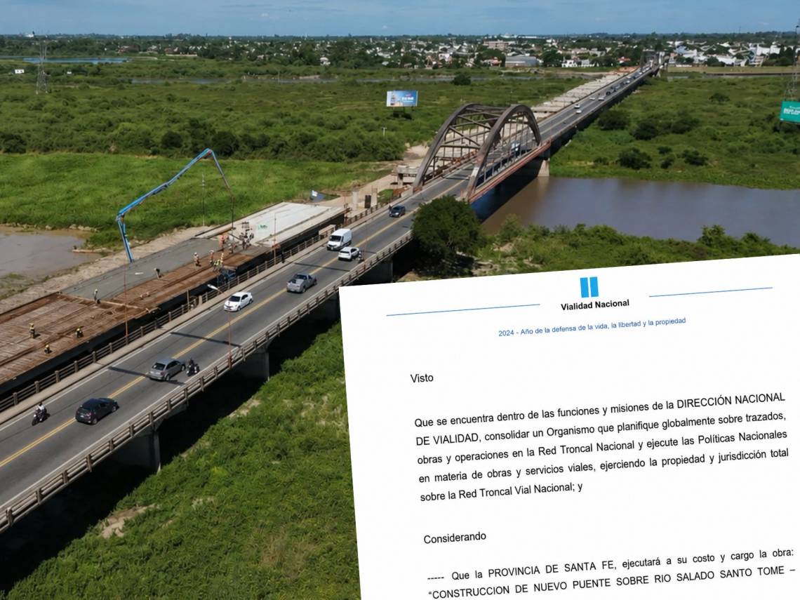 Puente Carretero: quién debe hacerse cargo de las reparaciones y qué dice el convenio firmado por Nación y Provincia
