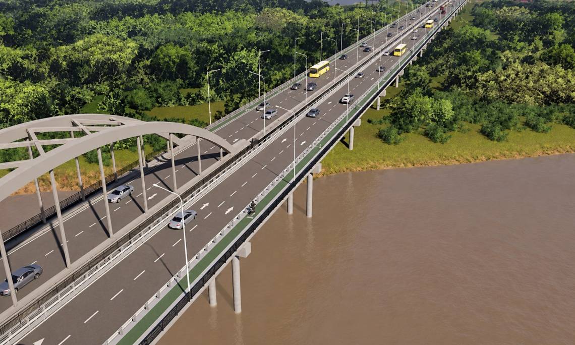 La ciclovía del nuevo puente conectará Santo Tomé con la Ciudad Universitaria