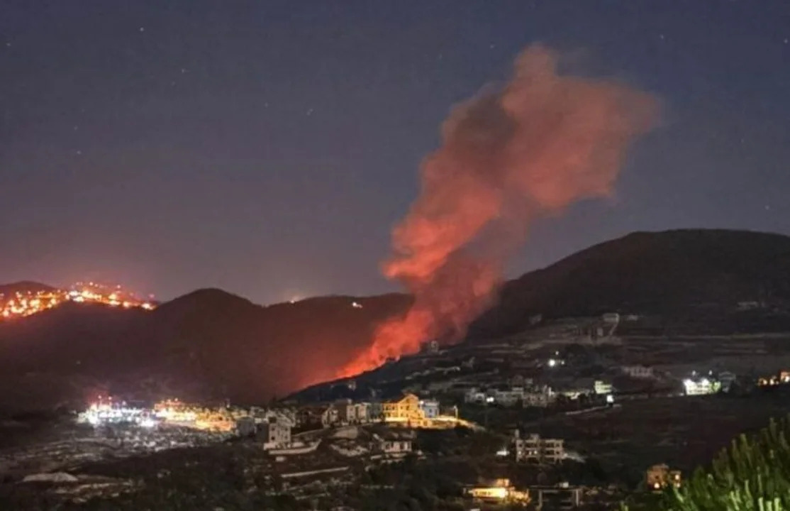 Israel lanzó ataques aéreos contra el este y el sur de Líbano