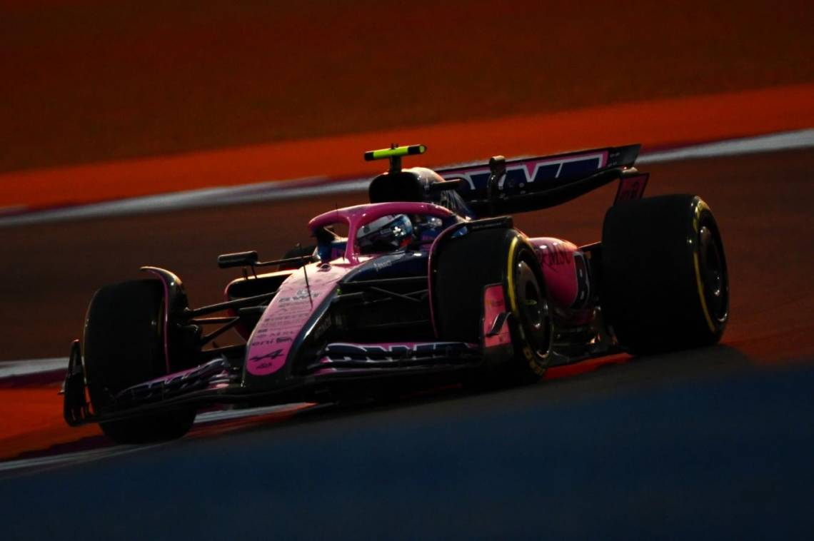 Colapinto fue último en la clasificación del GP de Qatar y largará 20° este domingo