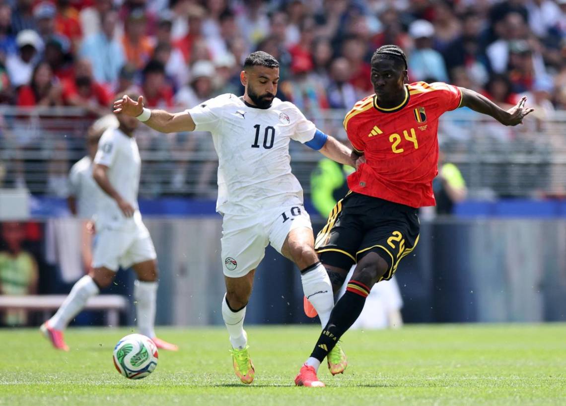 Egipto sorprendía, pero Bélgica reaccionó y rescató un empate en el Grupo G