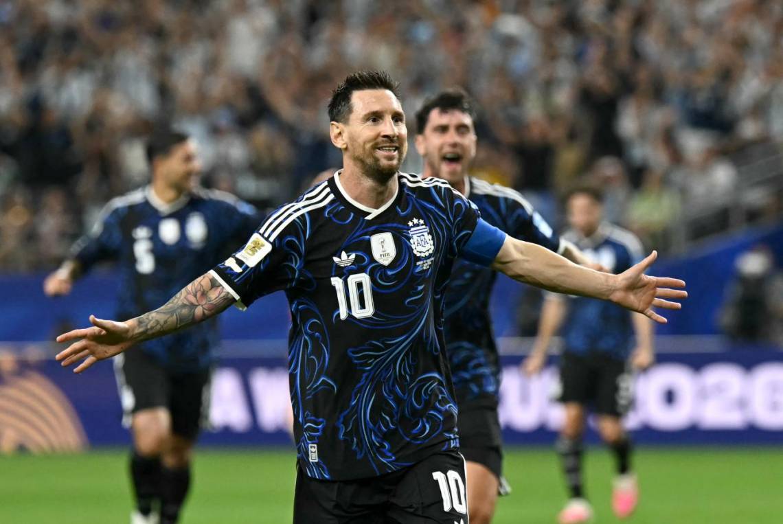 Con otro gol de Messi, Argentina venció a Jordania y avanzó con puntaje perfecto