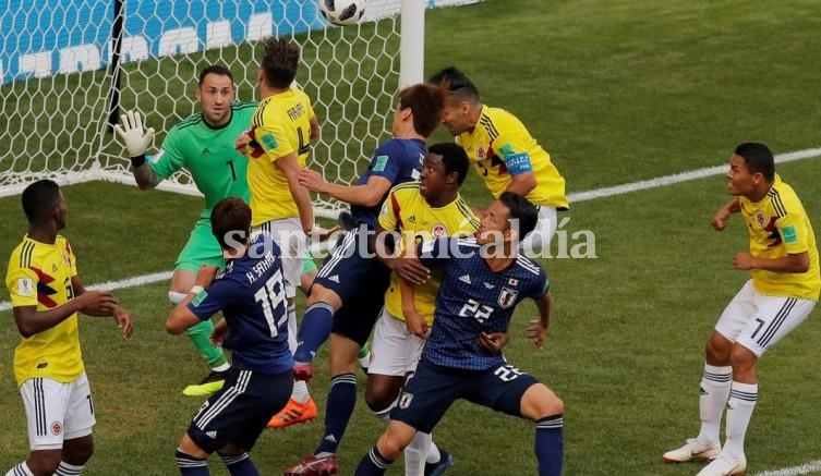 Mal debut de Colombia frente a Japón.