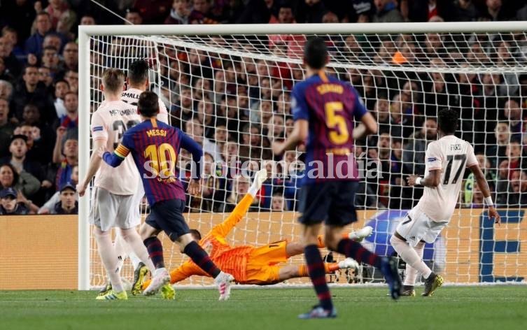 Messi llevó a Barcelona a las semifinales de la Champions League
