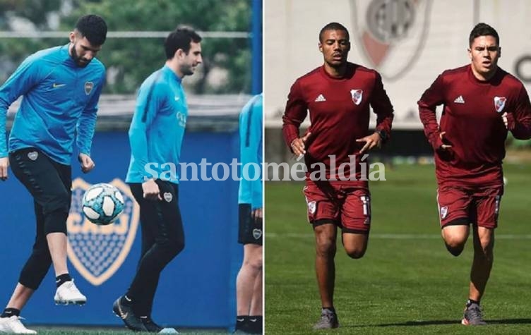 River confirmado y Boca a la espera de sus lesionados