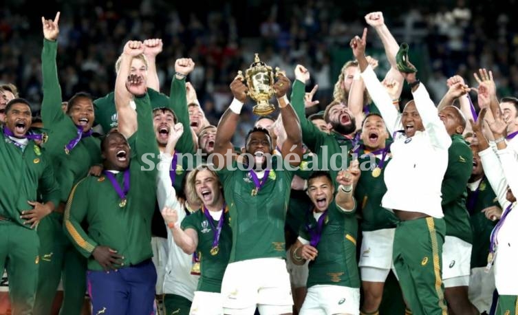 Sudáfrica aplastó a Inglaterra y es tricampeón de Rugby