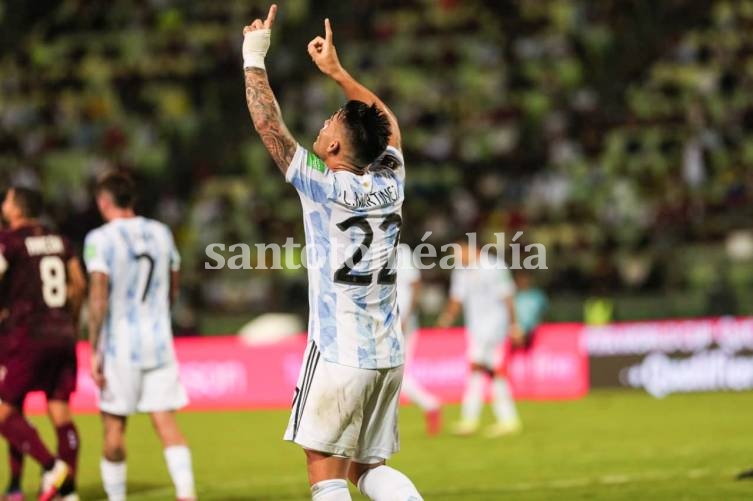 Argentina goleó a Venezuela en Caracas y se afianza en las eliminatorias