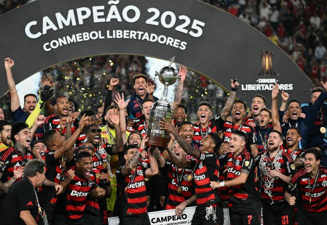 Flamengo volvió a consagrarse campeón de la Libertadores en Lima.