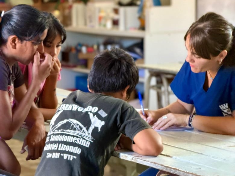 Evaluaron a niños en El Chaparral en una jornada del Programa contra la Malnutrición. (Foto: MST)