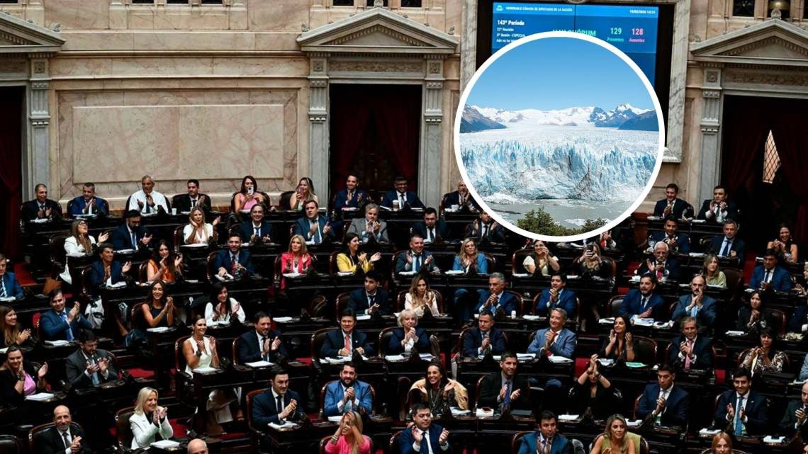 La reforma a la Ley de Glaciares genera controversia en el Senado.