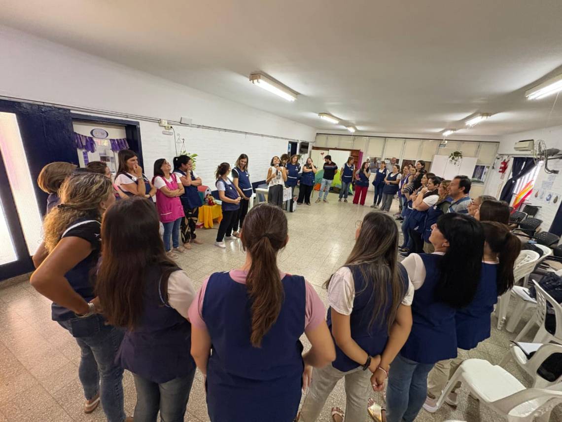 Se realizó una sobre jornada educación inclusiva en el Jardín Municipal Domingo F. Sarmiento y Anexo. (Foto: MST)