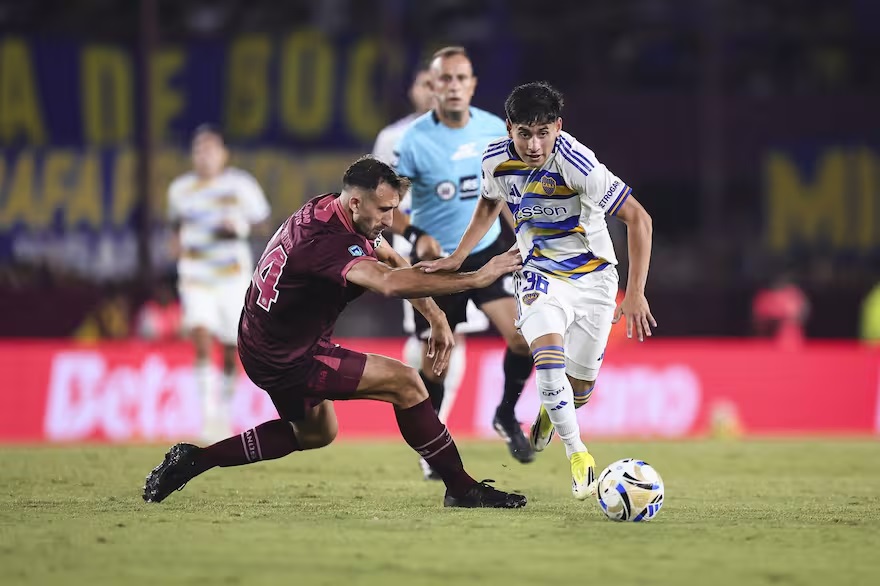 Boca se impuso sin atenuantes frente a Lanús. (Foto: La Nación)