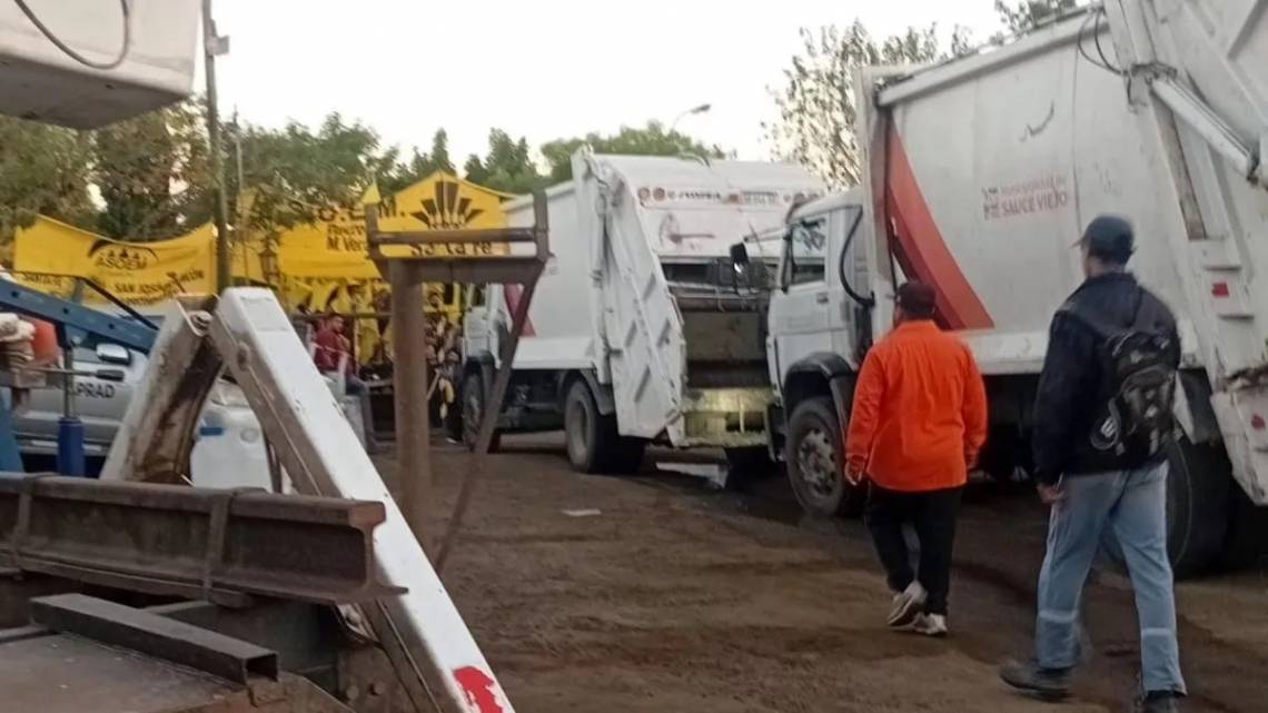 El desbloqueo del obrador municipal de Sauce Viejo fue una de las claves para destrabar el conflicto. (Foto: Aire de Santa Fe)