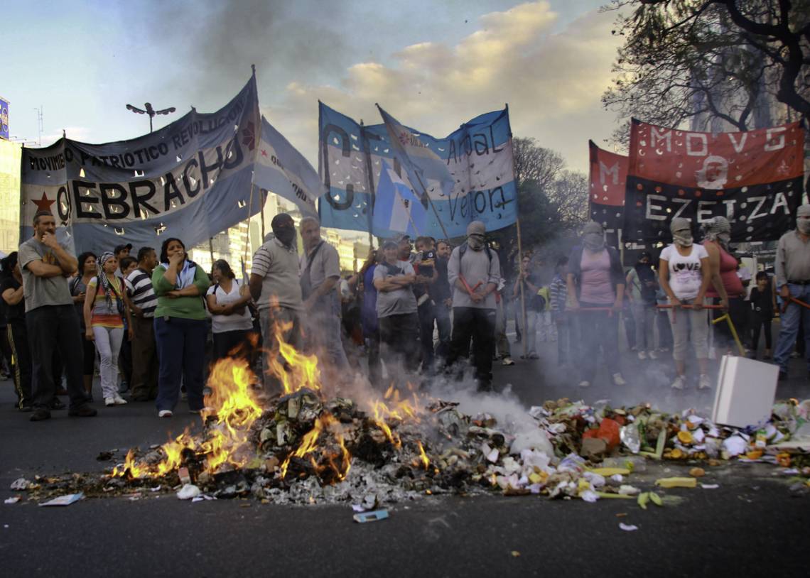Arranca una semana de marchas y protestas contra el Gobierno nacional. (Foto de archivo - gaborbasch)
