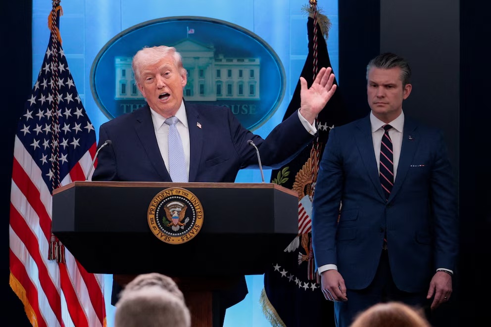 Trump lanzó la advertencia en una conferencia de prensa que brindó en la Casa Blanca. (Foto: Reuters)
