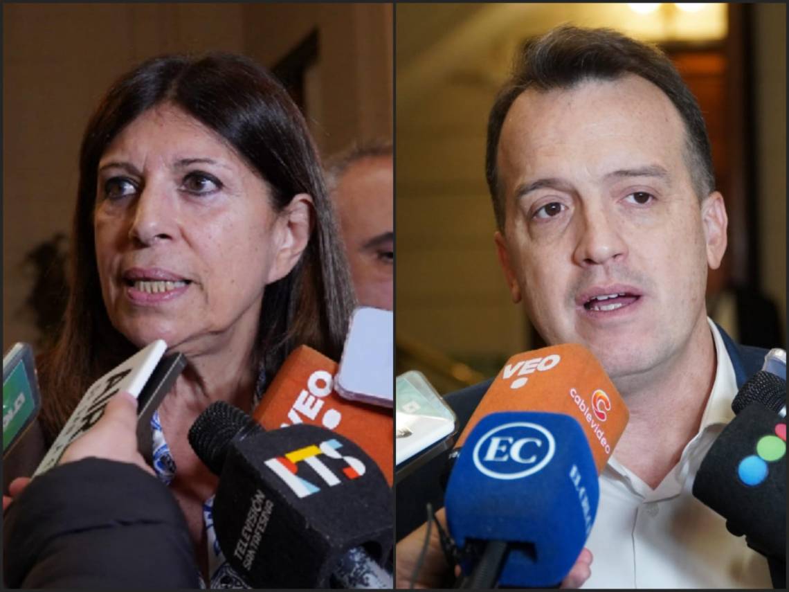 Clara García y Joaquín Blanco defendieron la nueva Ley Orgánica de Municipios.