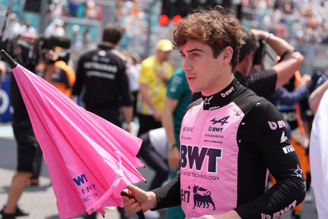 Colapinto protagonizó un gran fin de semana en Miami.